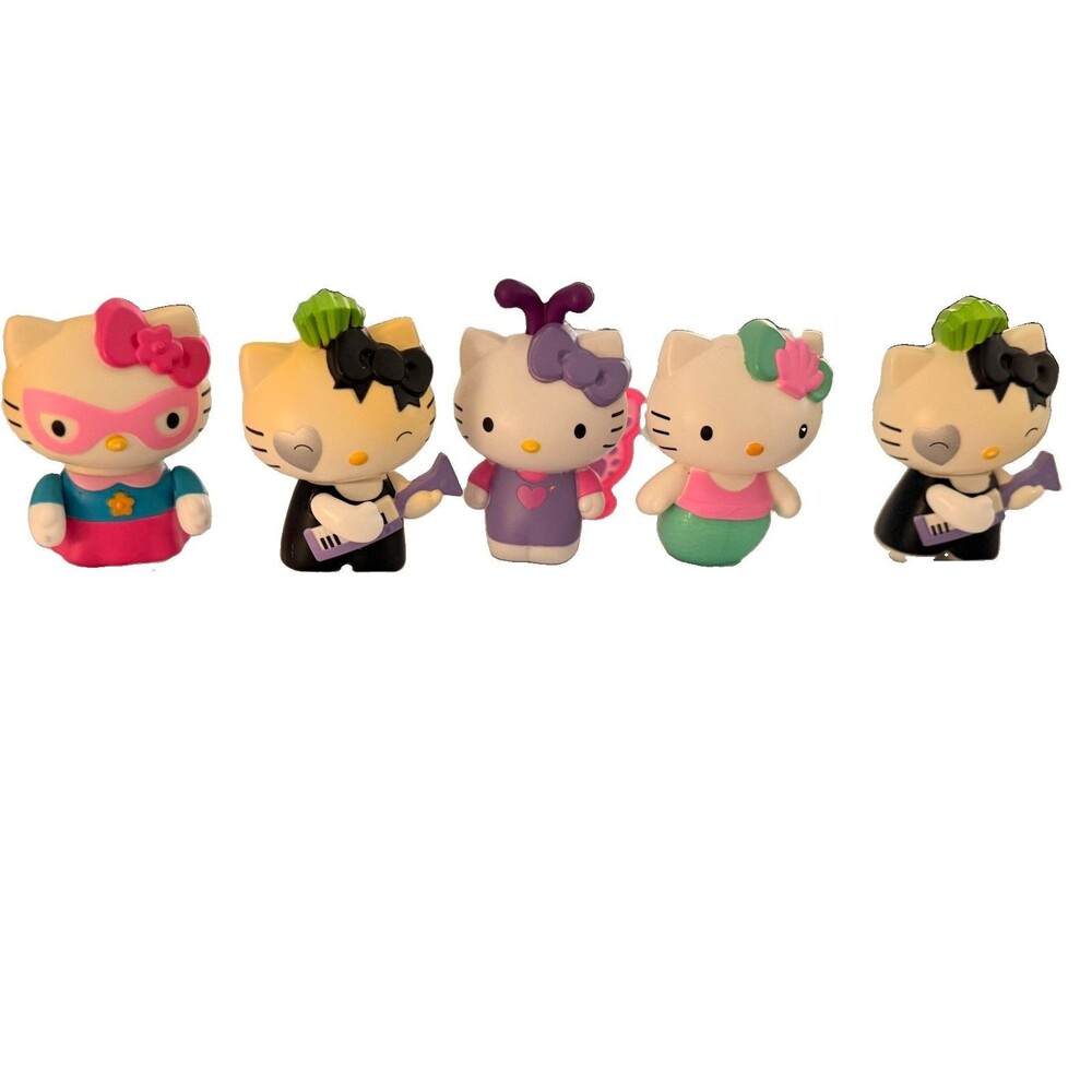 Lot Of 5 Hello Kitty McDonald’s Toy Figures 2019